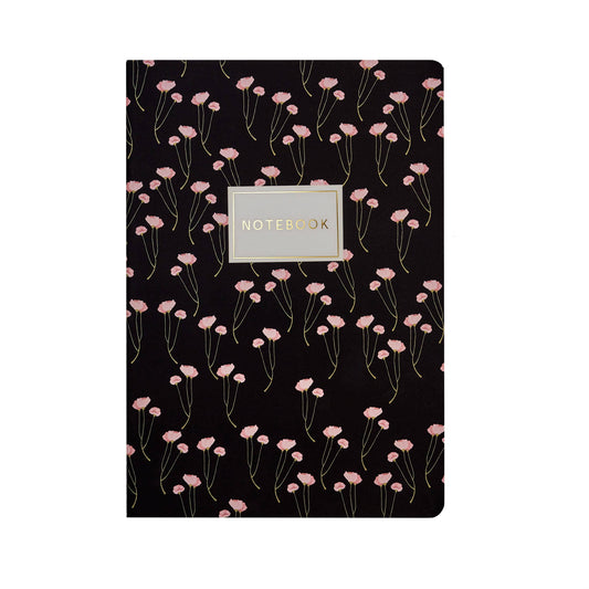 Bruno Visconti-Poppies on Black Notebook