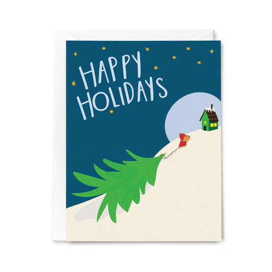 Happy Holidays I'll Be Home for Christmas Greeting Card