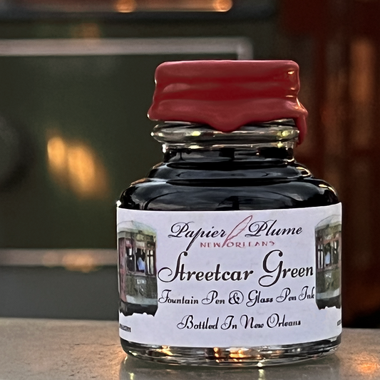 New Orleans Collection Special Edition Fountain Pen Inks: Streetcar Green