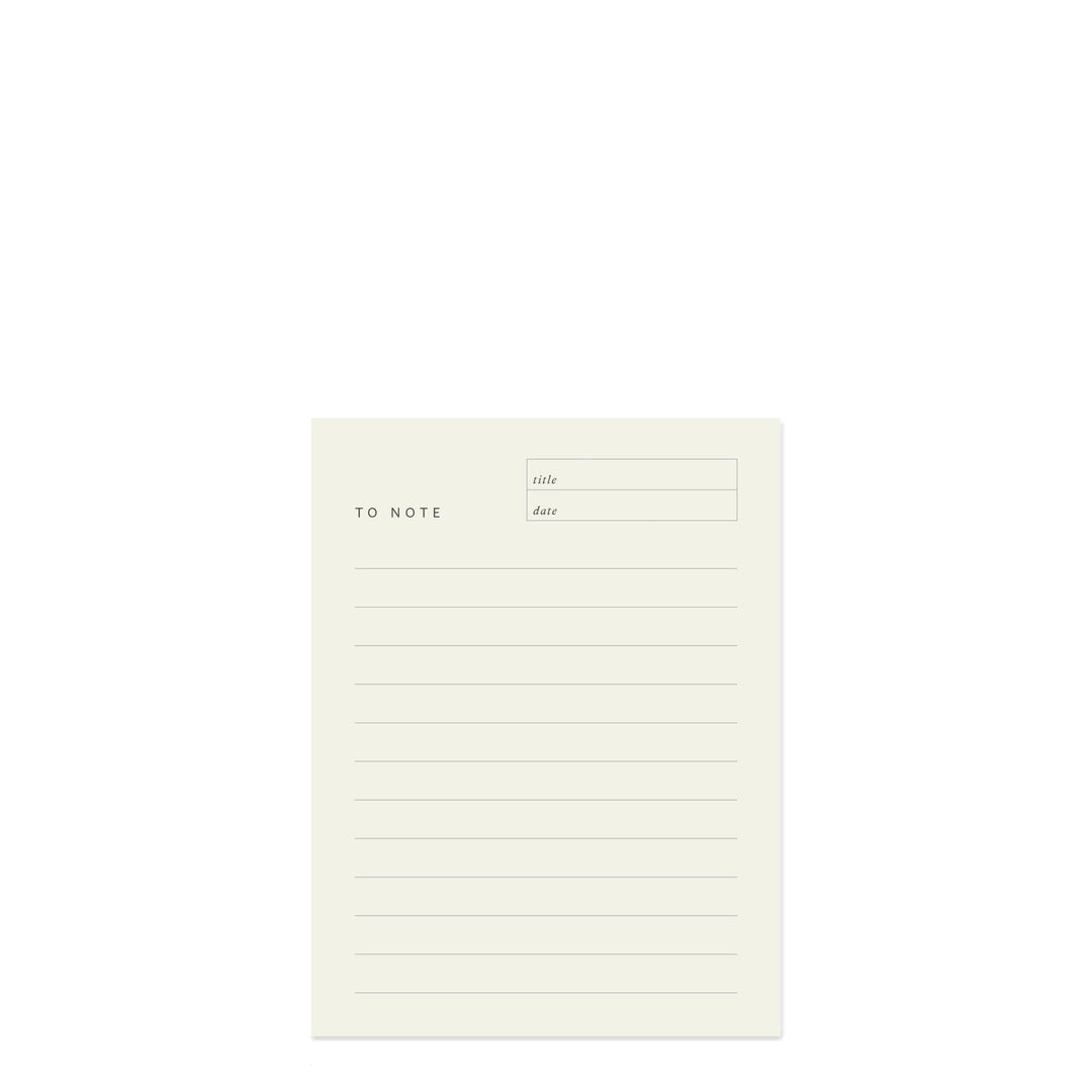 To Note Block Notepad